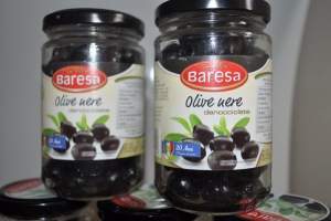Маслины-BARESA-Olive nere denocciolate 125g. из Италии!