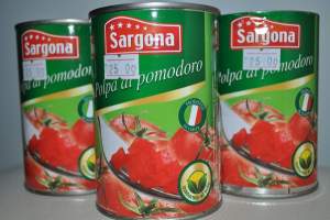 Помидоры консервированные SARGONA Polpa al pomodoro из Италии