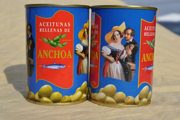 Оливки ACEITUNAS RELLENAS DE ANCHOA из Италии
